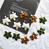 1 Pair Elegant Classic Style Streetwear Flower Petal Arylic Metal Drop Earrings