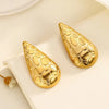 1 Pair Elegant Classical Romantic Geometric Heart Shape 304 Stainless Steel Ear Studs