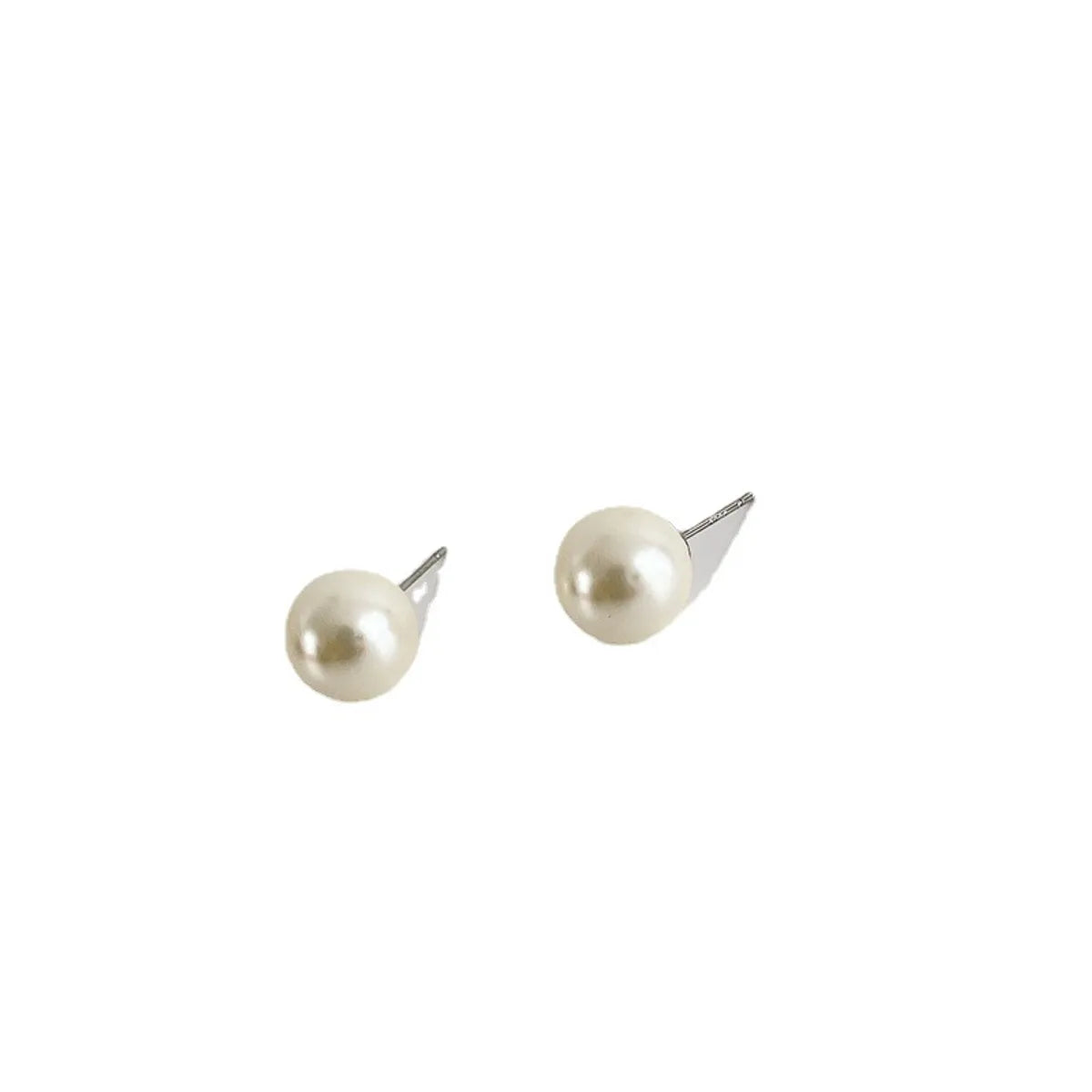 1 Pair Elegant Geometric Artificial Pearl Women's Ear Studs