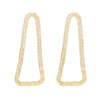 1 Pair Elegant Glam Geometric Inlay Alloy Rhinestones Drop Earrings