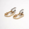 1 Pair Elegant Glam Simple Style Round Plating Inlay Copper Zircon K Gold Plated Drop Earrings