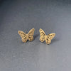 1 Pair Elegant Lady Classic Style Heart Shape Plating Stainless Steel Artificial Pearls 14K Gold Plated Ear Studs