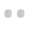 1 Pair Elegant Lady Flower Plating Alloy Drop Earrings