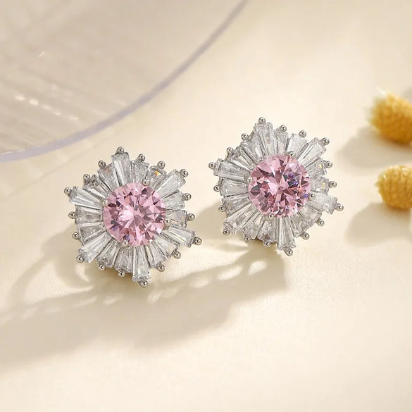 1 Pair Elegant Lady Streetwear Snowflake Inlay Copper Zircon Ear Cuffs