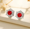 1 Pair Elegant Lady Streetwear Snowflake Inlay Copper Zircon Ear Cuffs