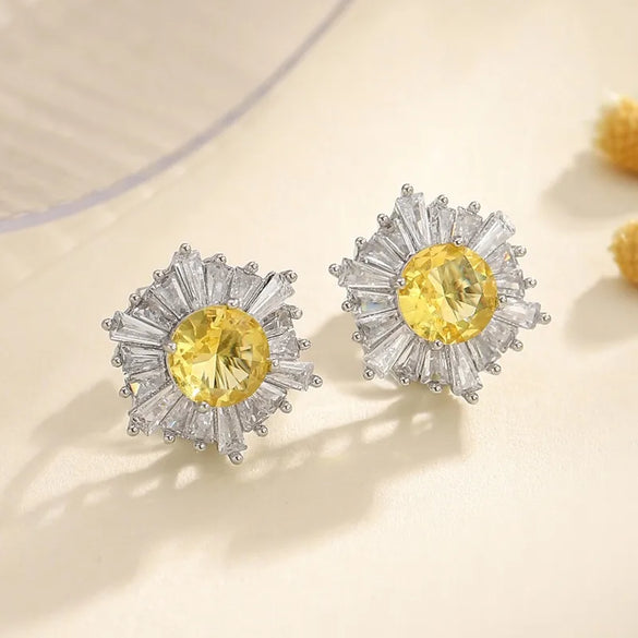 1 Pair Elegant Lady Streetwear Snowflake Inlay Copper Zircon Ear Cuffs