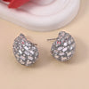 1 Pair Elegant Lady Water Droplets Plating Inlay Zinc Alloy Glass Ear Studs