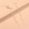 1 Pair Elegant Luxurious Flower Inlay Artificial Pearl Resin Copper Artificial Pearls Drop Earrings