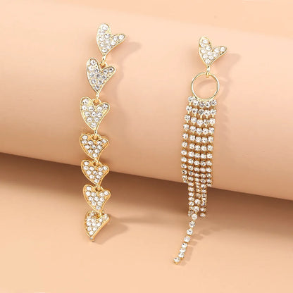 1 Pair Elegant Luxurious Flower Inlay Artificial Pearl Resin Copper Artificial Pearls Drop Earrings