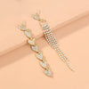 1 Pair Elegant Luxurious Flower Inlay Artificial Pearl Resin Copper Artificial Pearls Drop Earrings