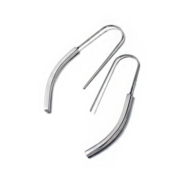 1 Pair Elegant Modern Style Simple Style Lines 304 Stainless Steel 18K Gold Plated Ear Hook