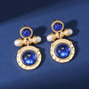 1 Pair Elegant Pastoral Streetwear Geometric Plating Inlay Alloy Resin Gold Plated Drop Earrings