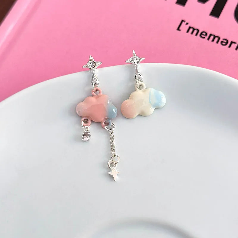 1 Pair Elegant Princess Sweet Bow Knot Alloy Drop Earrings