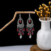 1 Pair Elegant Retro Ethnic Style Leaf Alloy Wood Shell Drop Earrings