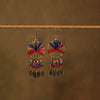 1 Pair Elegant Retro Ethnic Style Leaf Alloy Wood Shell Drop Earrings