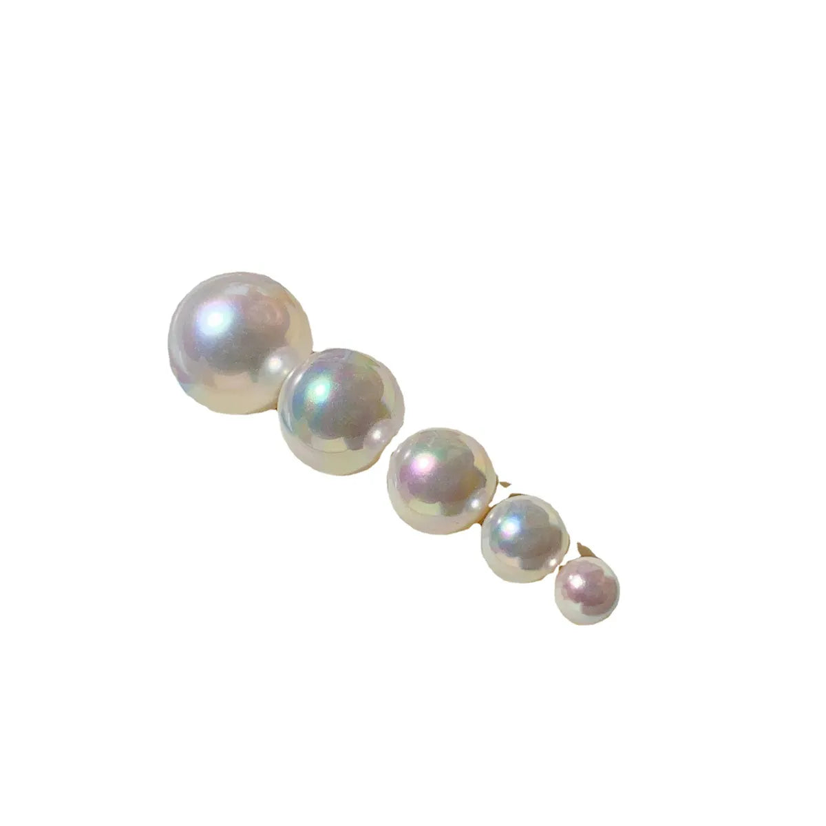 1 Pair Elegant Retro Geometric Imitation Pearl Ear Studs