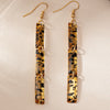 1 Pair Elegant Retro Leopard Arylic Drop Earrings