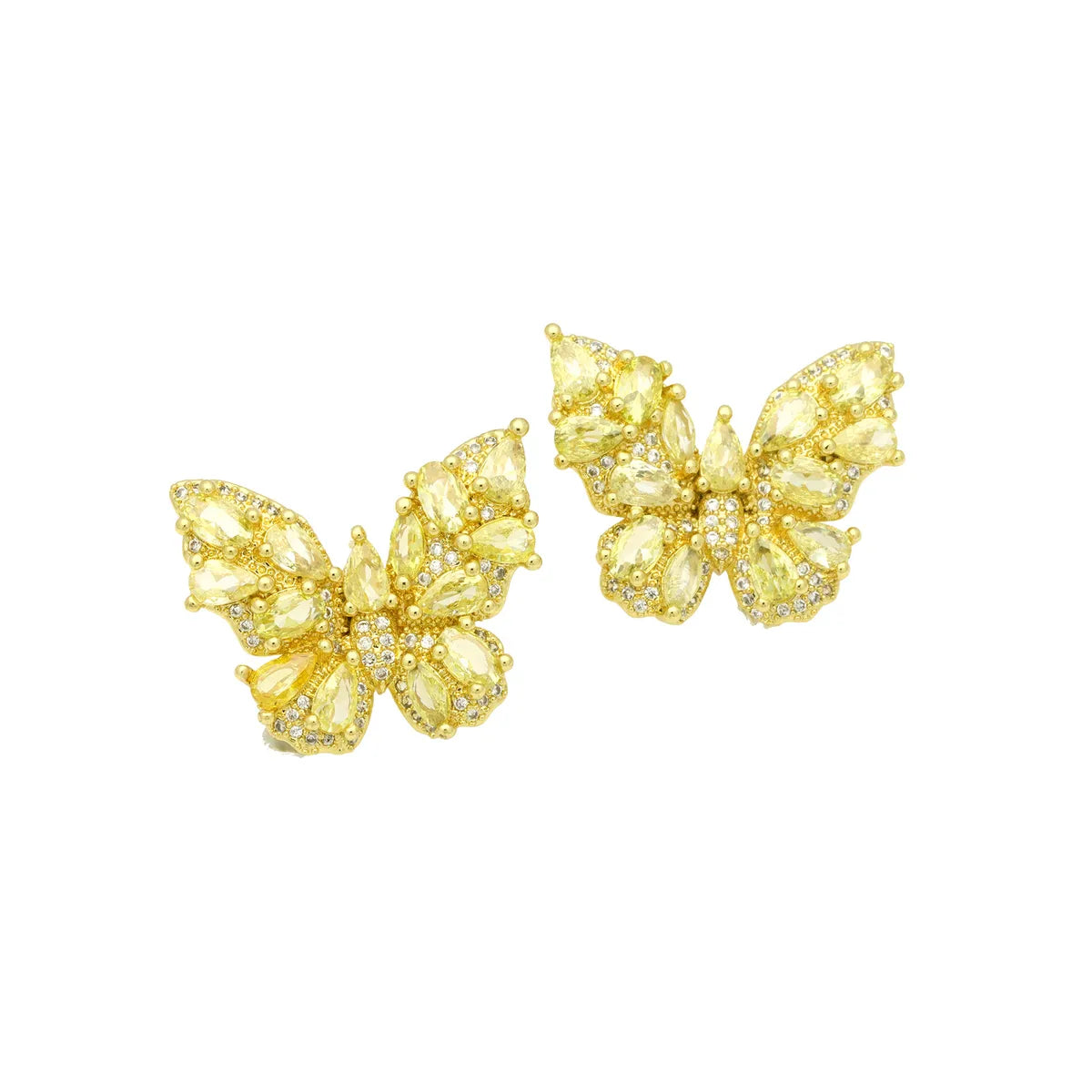 1 Pair Elegant Simple Style Bow Knot Inlay Copper Zircon Ear Studs