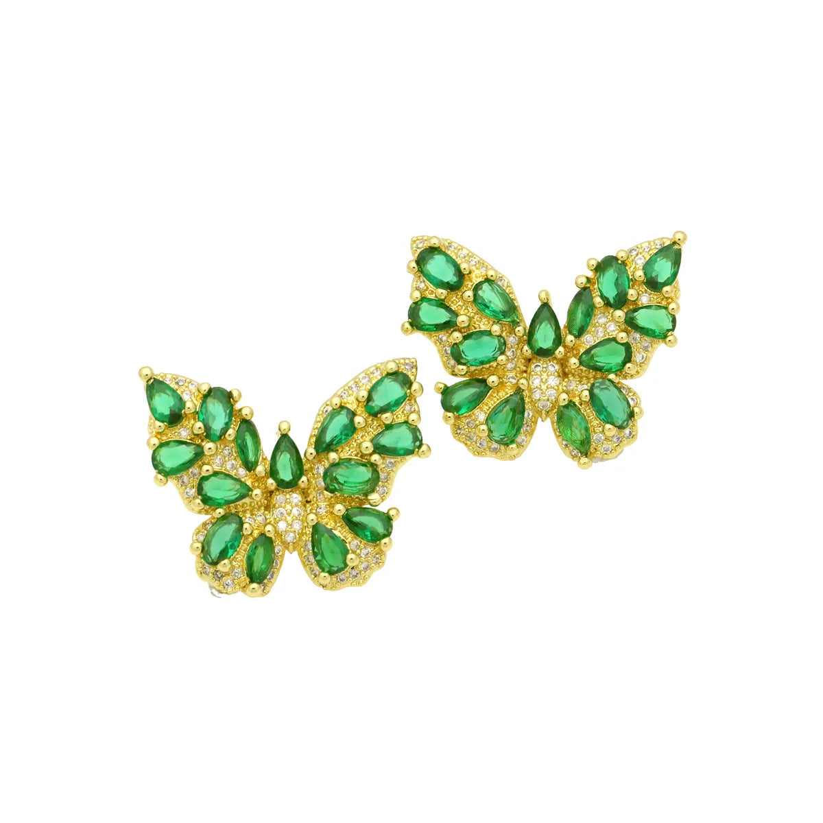 1 Pair Elegant Simple Style Bow Knot Inlay Copper Zircon Ear Studs