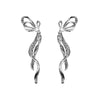 1 Pair Elegant Simple Style Bow Knot Plating Alloy Ear Studs