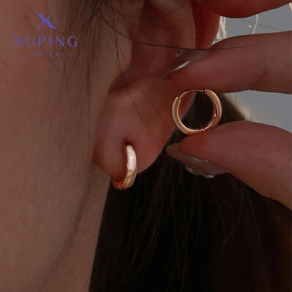 1 Pair Elegant Simple Style Commute Geometric Plating Copper 18K Gold Plated Ear Clip