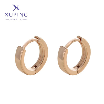 1 Pair Elegant Simple Style Commute Geometric Plating Copper 18K Gold Plated Ear Clip