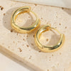 1 Pair Elegant Simple Style Heart Shape Plating Copper 14K Gold Plated Earrings