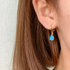 1 Pair Elegant Simple Style Shiny Geometric Round Water Droplets Plating Inlay Copper Zircon Drop Earrings