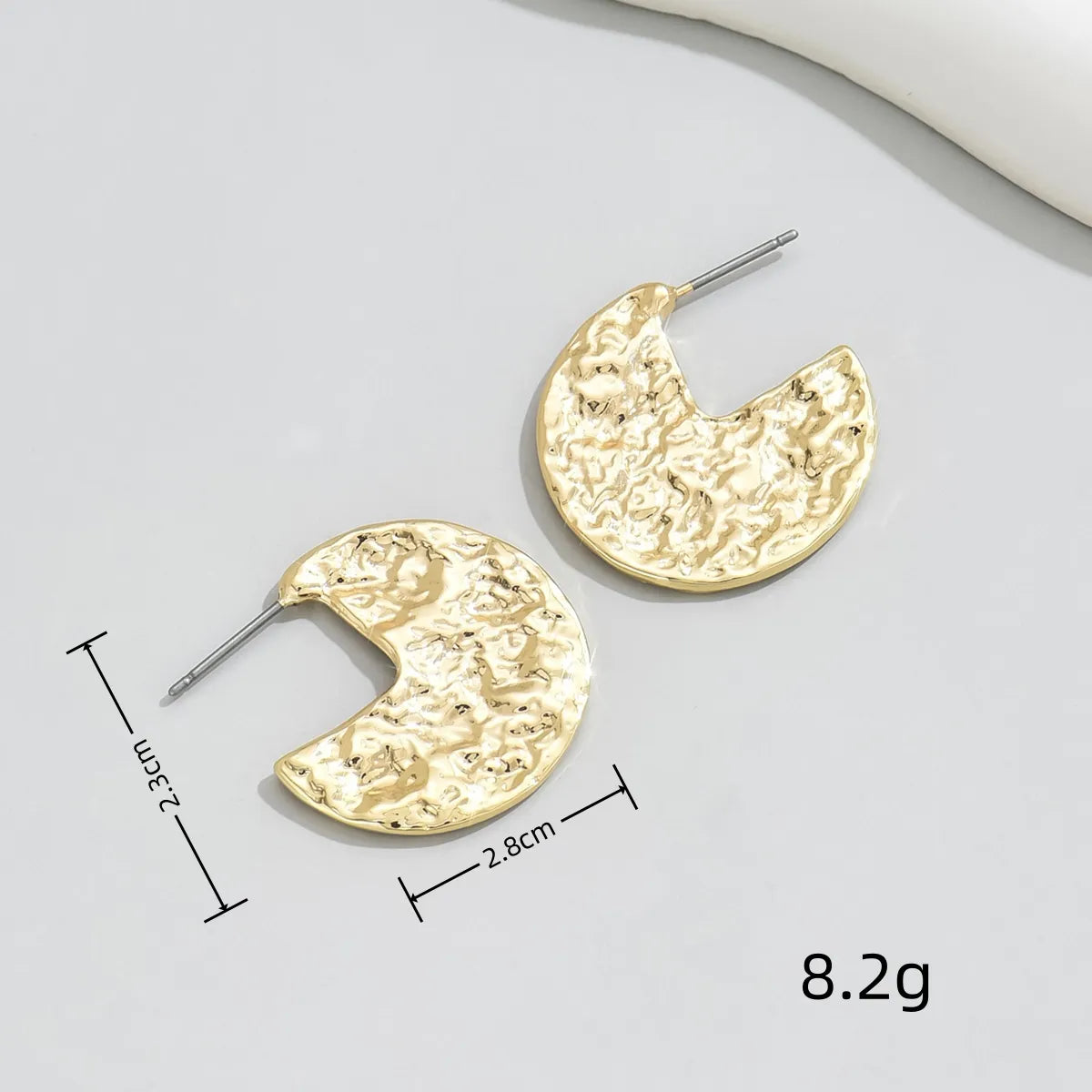 1 Pair Elegant Simple Style Solid Color Frog Alloy Iron Earrings