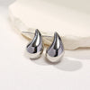 1 Pair Elegant Simple Style Water Droplets Polishing Arylic Ear Studs