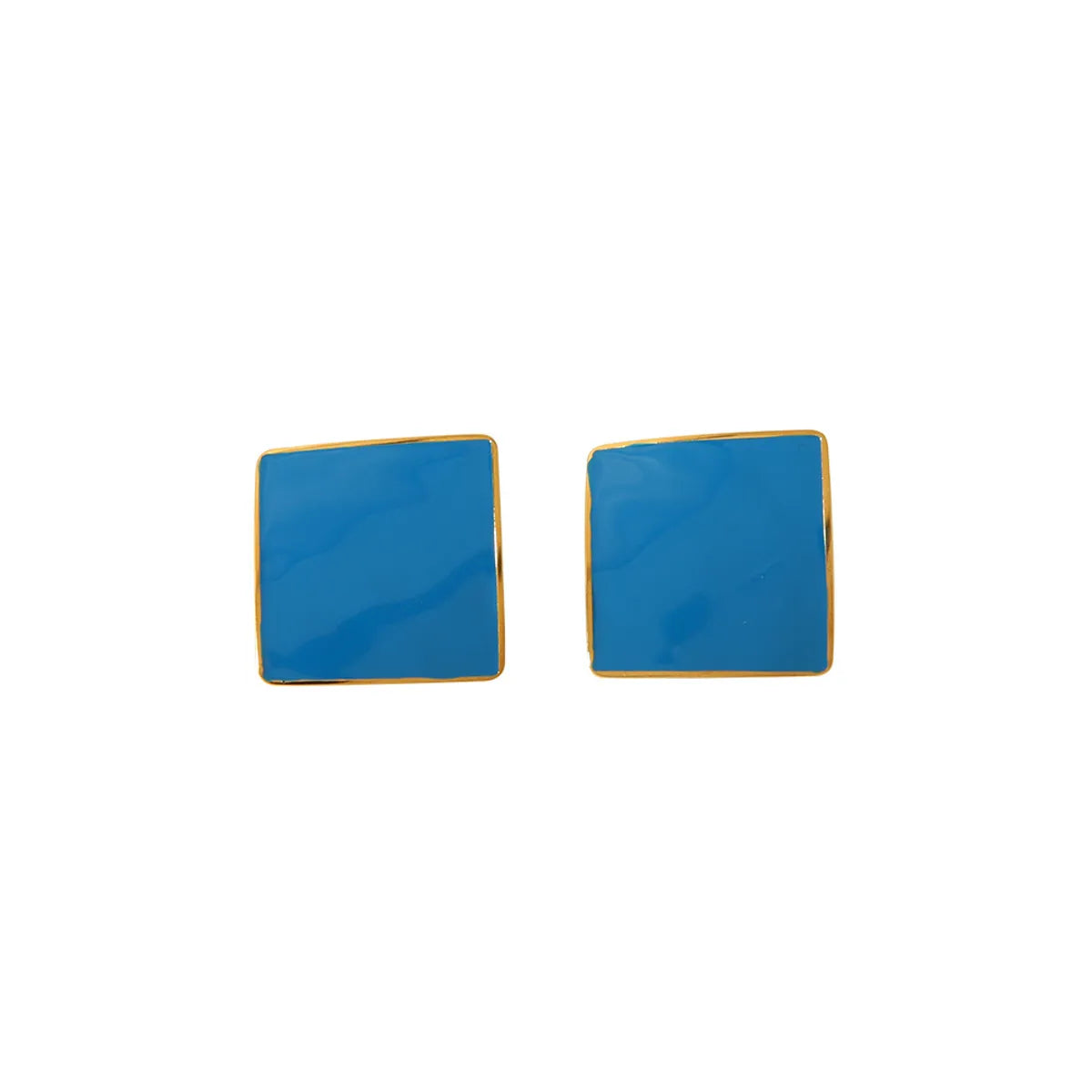 1 Pair Elegant Square 304 Stainless Steel Ear Studs