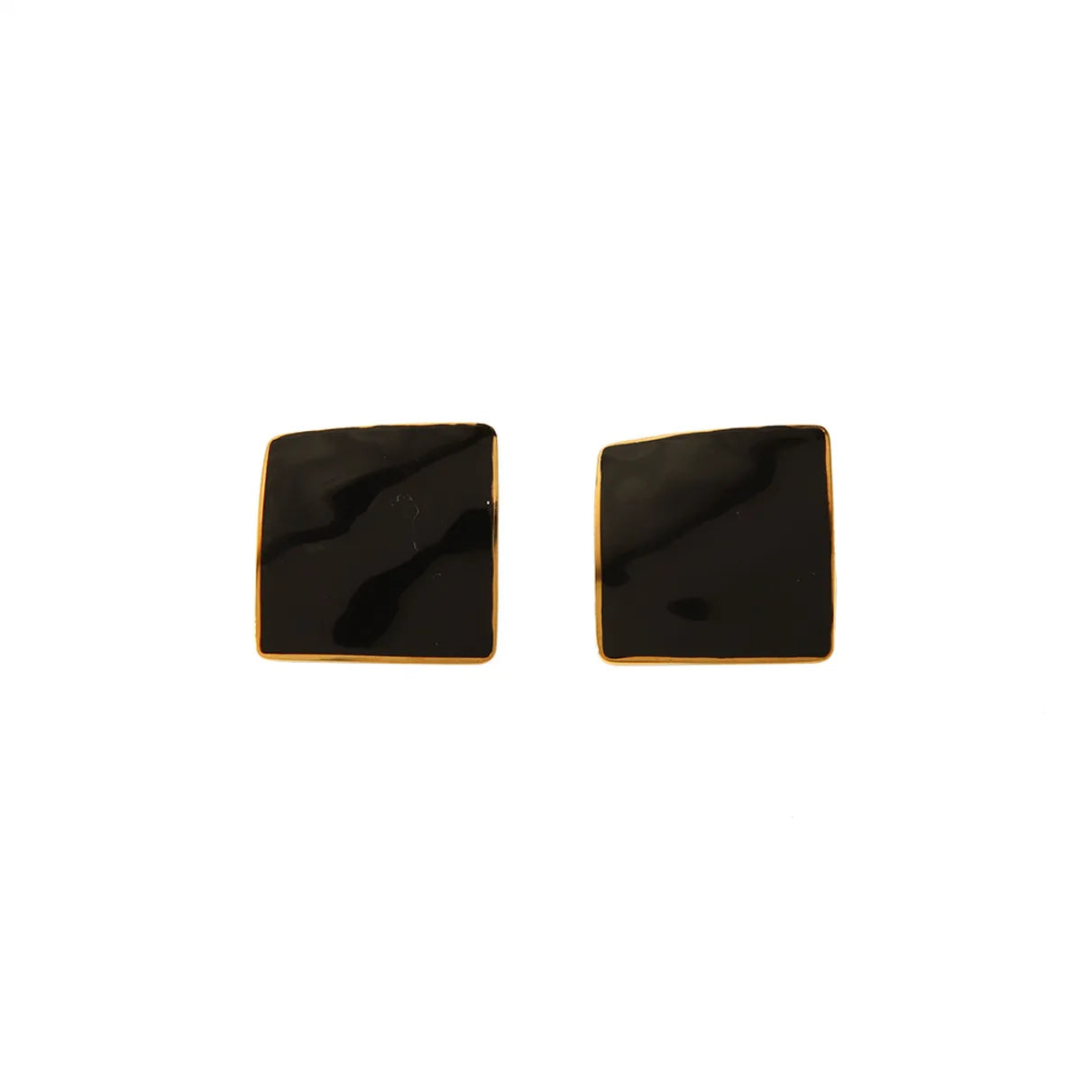 1 Pair Elegant Square 304 Stainless Steel Ear Studs