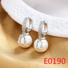 1 Pair Elegant Streetwear U Shape Round Inlay Copper Artificial Pearls Zircon Drop Earrings