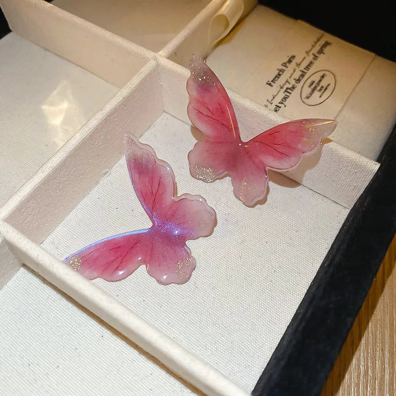 1 Pair Elegant Sweet Butterfly Alloy Ear Studs