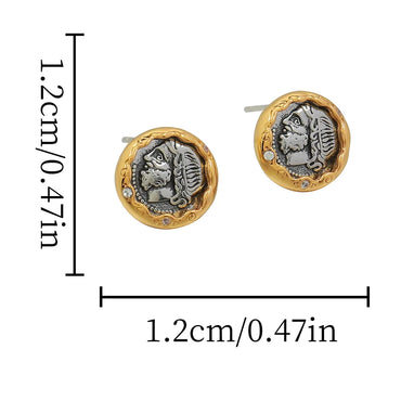 1 Pair Elegant Vacation Modern Style Human Copper 18K Gold Plated Ear Studs