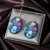 1 Pair Ethnic Style Flower Arylic Alloy Women'S Drop Earrings