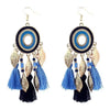 1 Pair Ethnic Style Geometric Leaf Alloy Drop Earrings