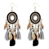 1 Pair Ethnic Style Geometric Leaf Alloy Drop Earrings