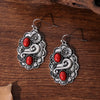 1 Pair Ethnic Style Geometric Plating Alloy Drop Earrings