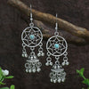 1 Pair Ethnic Style Geometric Plating Alloy Turquoise Drop Earrings