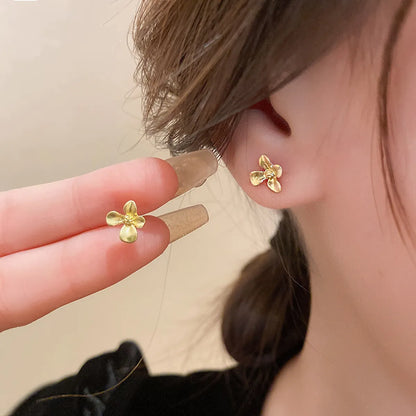 1 Pair Ethnic Style Streetwear Geometric Plating Alloy Drop Earrings Ear Studs