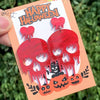 1 Pair Exaggerated Funny Skull Arylic Drop Earrings