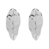 1 Pair Exaggerated Luxurious Leaf Iron Ear Studs