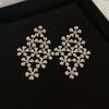 1 Pair Exaggerated Modern Style Flower Alloy Drop Earrings