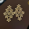 1 Pair Exaggerated Modern Style Flower Alloy Drop Earrings