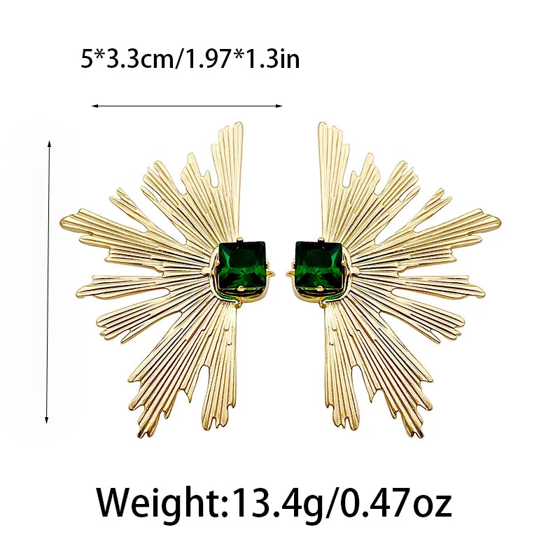 1 Pair Fairy Style Casual Korean Style Sector Flower Butterfly Plating Inlay 304 Stainless Steel Artificial Gemstones Artificial Pearls Gold Plated Ear Studs