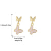 1 Pair Fashion Butterfly Alloy Women'S Drop Earrings