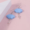 1 Pair Fashion Clouds Lightning Alloy Resin Drop Earrings