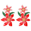 1 Pair Fashion Flower Alloy Plating Women'S Drop Earrings