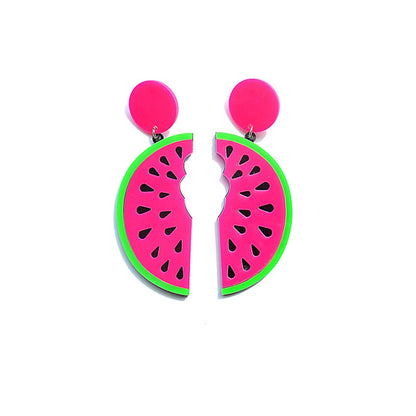 1 Pair Fashion Fruit Arylic Acetic Acid Sheets Women's Drop Earrings